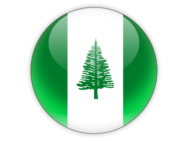 Round icon. Download flag icon of Norfolk Island at PNG format