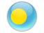 Palau. Round icon. Download icon.