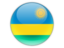 Icons and illustration of flag of Rwanda