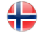 Svalbard and Jan Mayen. Round icon. Download icon.