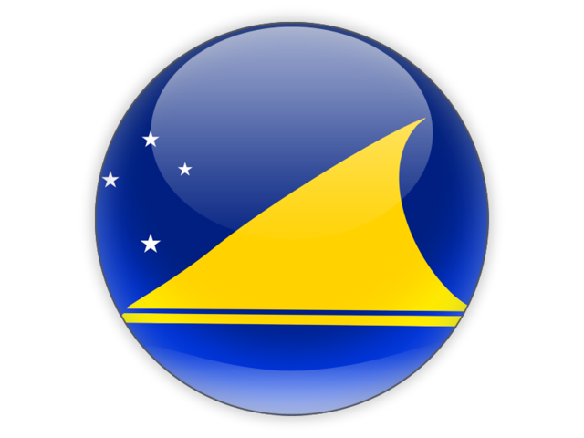 Round icon. Download flag icon of Tokelau at PNG format