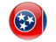 Flag of state of Tennessee. Round icon. Download icon