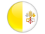 Vatican City. Round icon. Download icon.