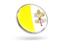 Vatican City. Round icon with metal frame. Download icon.