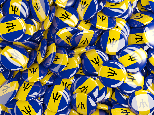 Round pin background. Download flag icon of Barbados at PNG format