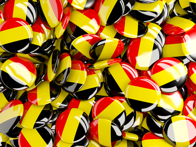 Round pin background. Download flag icon of Belgium at PNG format