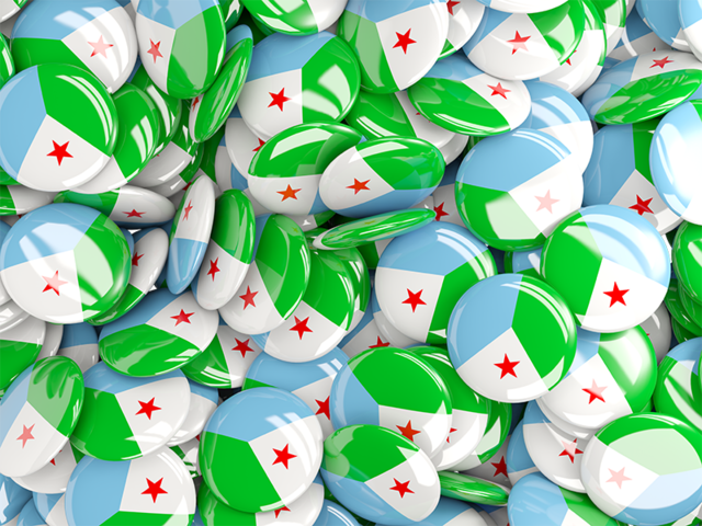 Round pin background. Download flag icon of Djibouti at PNG format