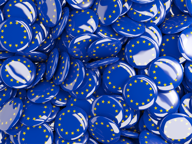 Round pin background. Download flag icon of European Union at PNG format