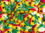 Ghana. Round pin background. Download icon.