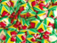 Guyana. Round pin background. Download icon.