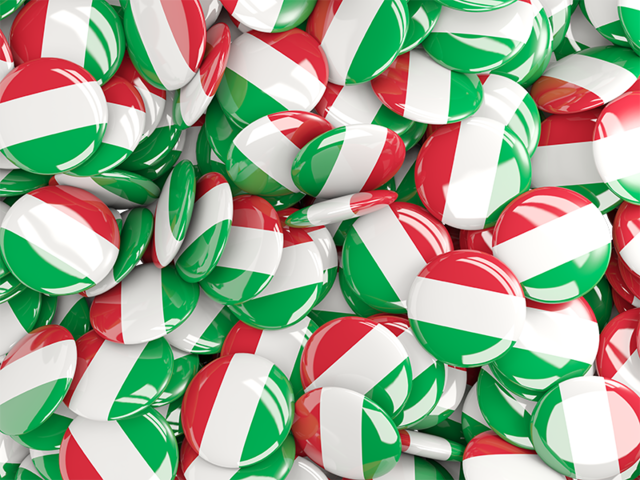 Round pin background. Download flag icon of Italy at PNG format