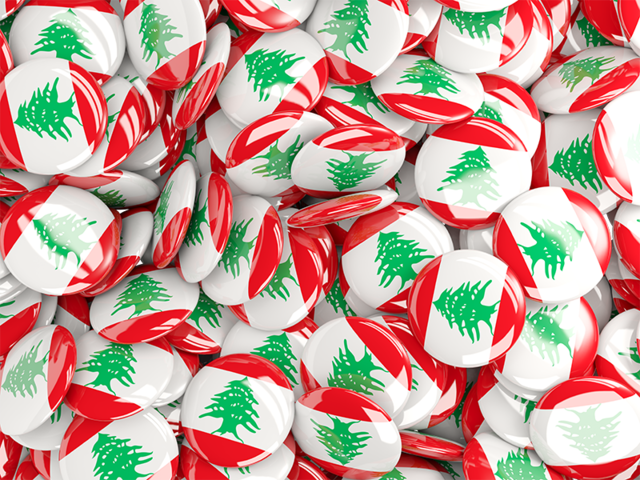 Round pin background. Download flag icon of Lebanon at PNG format