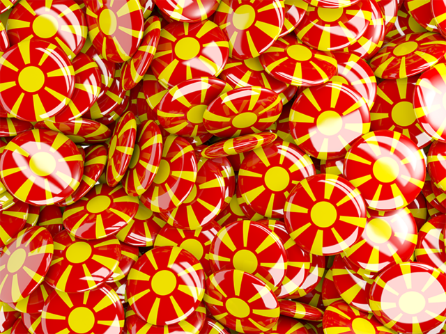 Round pin background. Download flag icon of Macedonia at PNG format