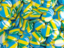 Rwanda. Round pin background. Download icon.