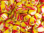 Spain. Round pin background. Download icon.