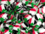 Sudan. Round pin background. Download icon.