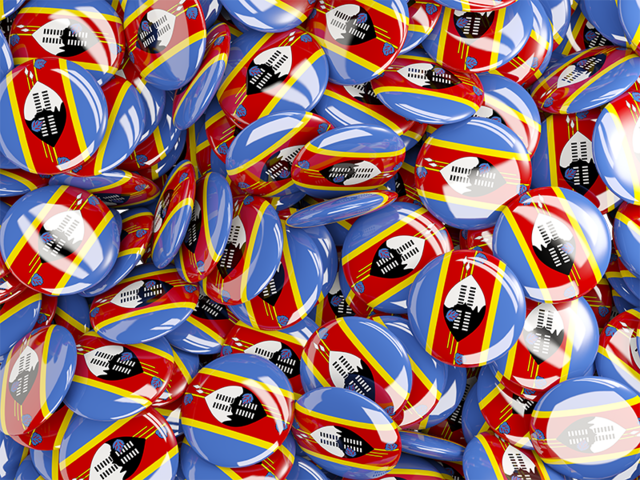 Round pin background. Download flag icon of Swaziland at PNG format