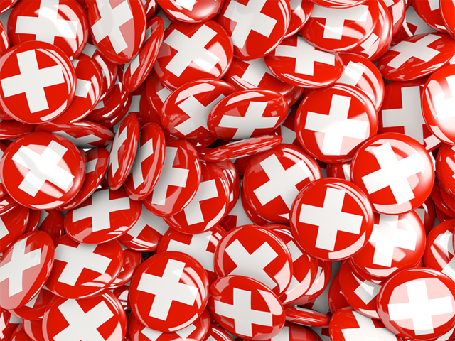 Round pin background. Download flag icon of Switzerland at PNG format