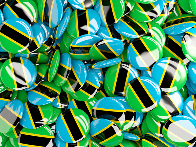 Round pin background. Download flag icon of Tanzania at PNG format
