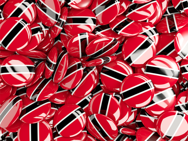 Round pin background. Download flag icon of Trinidad and Tobago at PNG format