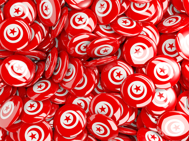 Round pin background. Download flag icon of Tunisia at PNG format