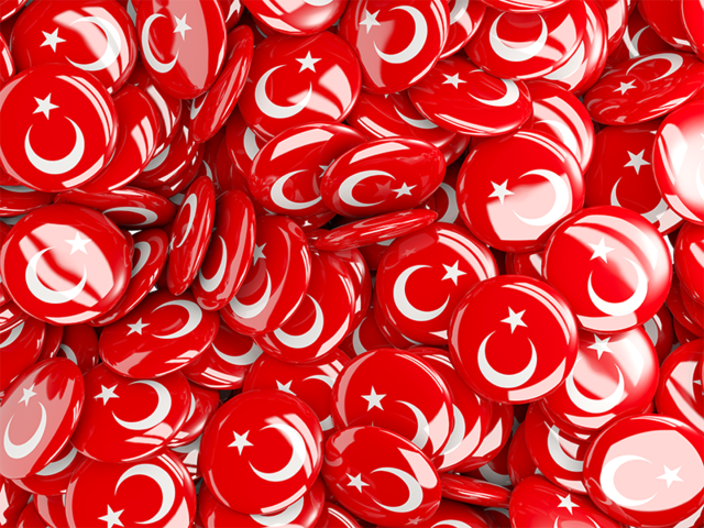 Round pin background. Download flag icon of Turkey at PNG format