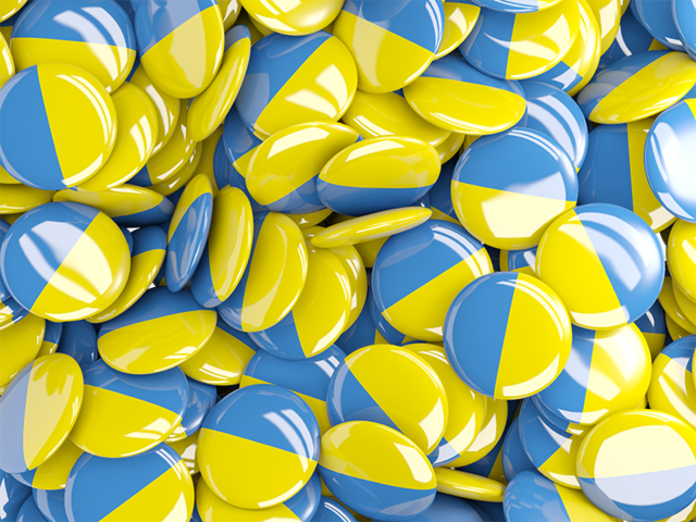 Round pin background. Download flag icon of Ukraine at PNG format