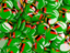 Zambia. Round pin background. Download icon.