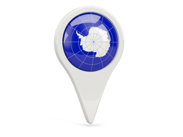 Round pin icon. Download flag icon of Antarctica at PNG format