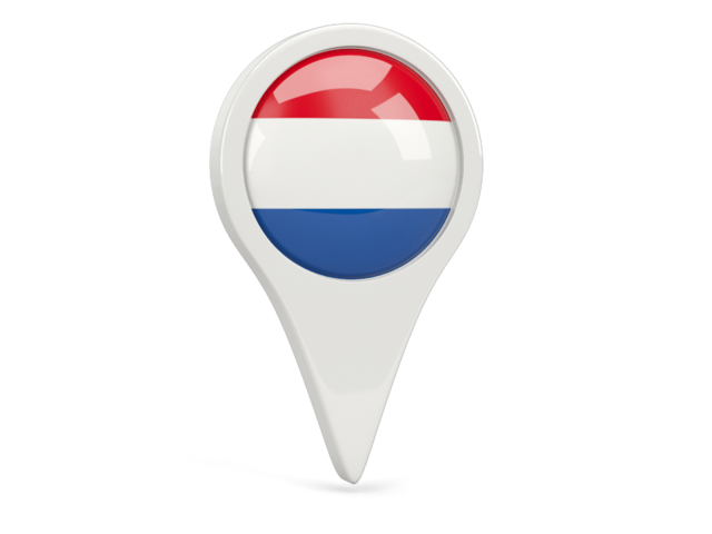 Round pin icon. Download flag icon of Bonaire at PNG format