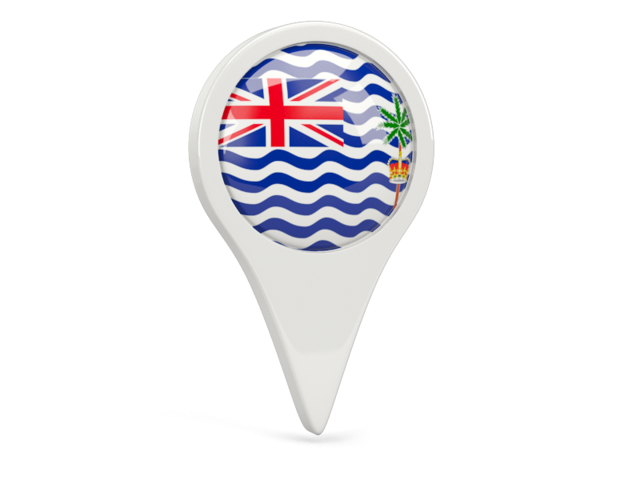 Round pin icon. Download flag icon of British Indian Ocean Territory at PNG format