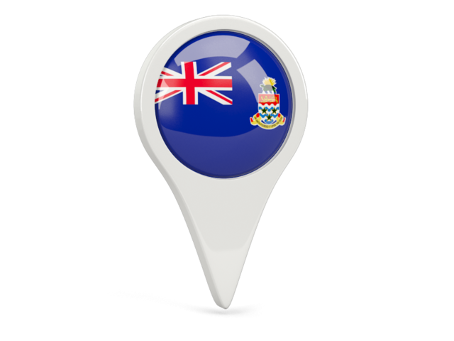 Round pin icon. Download flag icon of Cayman Islands at PNG format
