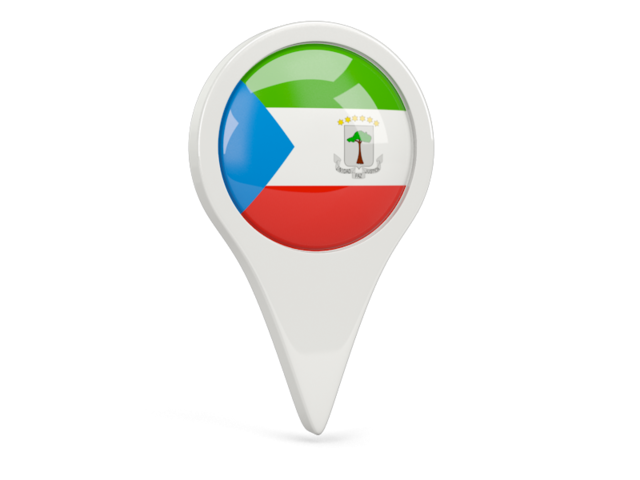 Round pin icon. Download flag icon of Equatorial Guinea at PNG format