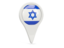 Israel. Round pin icon. Download icon.