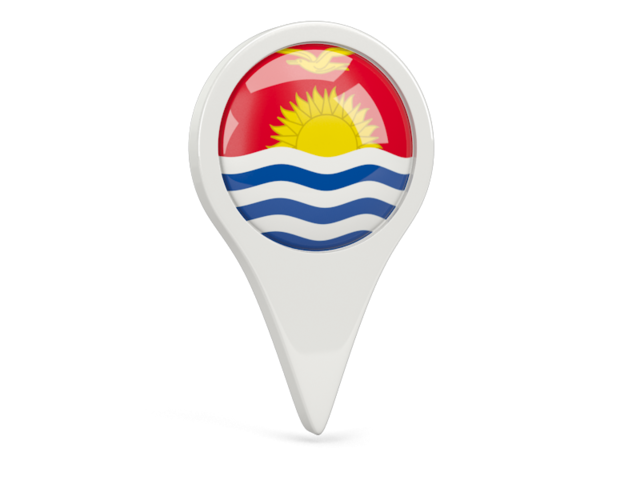 Round pin icon. Download flag icon of Kiribati at PNG format