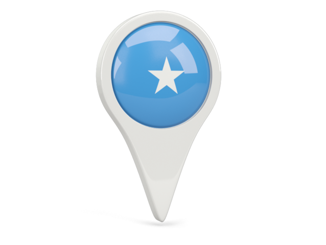 Round pin icon. Download flag icon of Somalia at PNG format