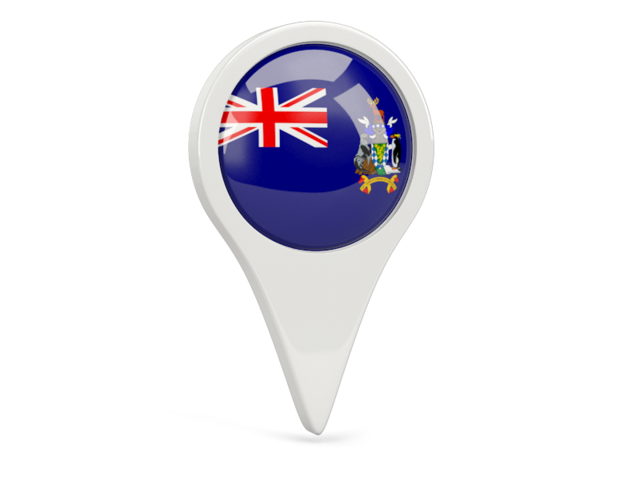Round pin icon. Download flag icon of South Georgia and the South Sandwich Islands at PNG format