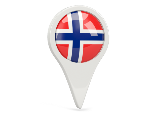 Round pin icon. Download flag icon of Svalbard and Jan Mayen at PNG format