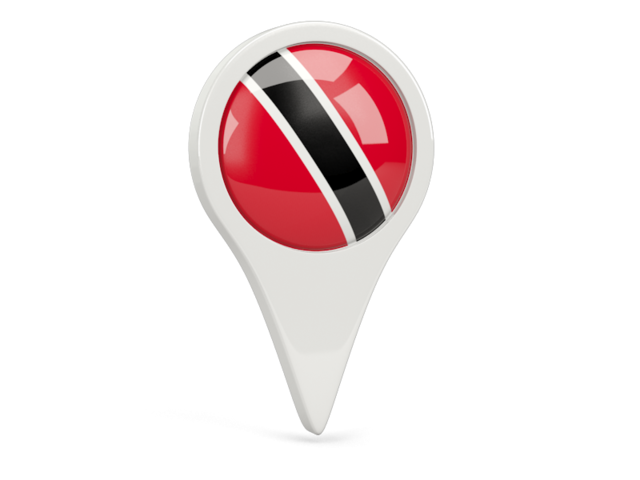Round pin icon. Download flag icon of Trinidad and Tobago at PNG format