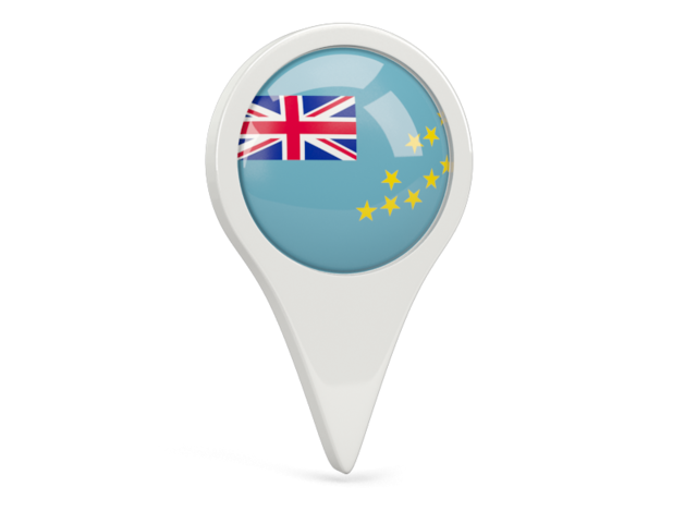 Round pin icon. Download flag icon of Tuvalu at PNG format