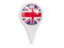 United Kingdom. Round pin icon. Download icon.