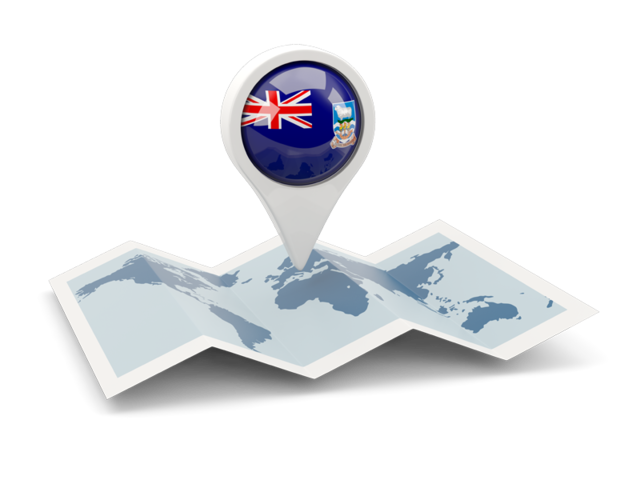 Round pin with map. Download flag icon of Falkland Islands at PNG format