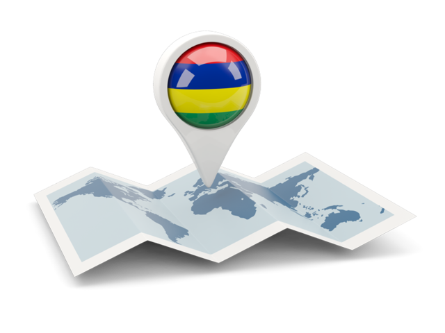 Round pin with map. Download flag icon of Mauritius at PNG format