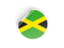 Jamaica. Round sticker. Download icon.