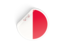 Malta. Round sticker. Download icon.