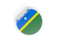 Solomon Islands. Round sticker. Download icon.