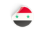 Syria. Round sticker. Download icon.