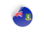 Virgin Islands. Round sticker. Download icon.