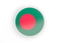 Bangladesh. Round icon with white frame. Download icon.