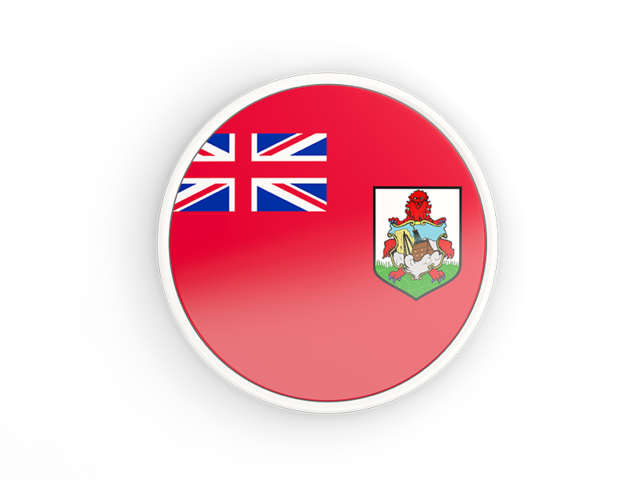 Round icon with white frame. Download flag icon of Bermuda at PNG format